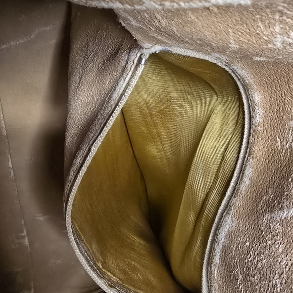 GUCCI GG Plus Canvas Boston Bag PVC Leather Beige - Picture 15 of 16